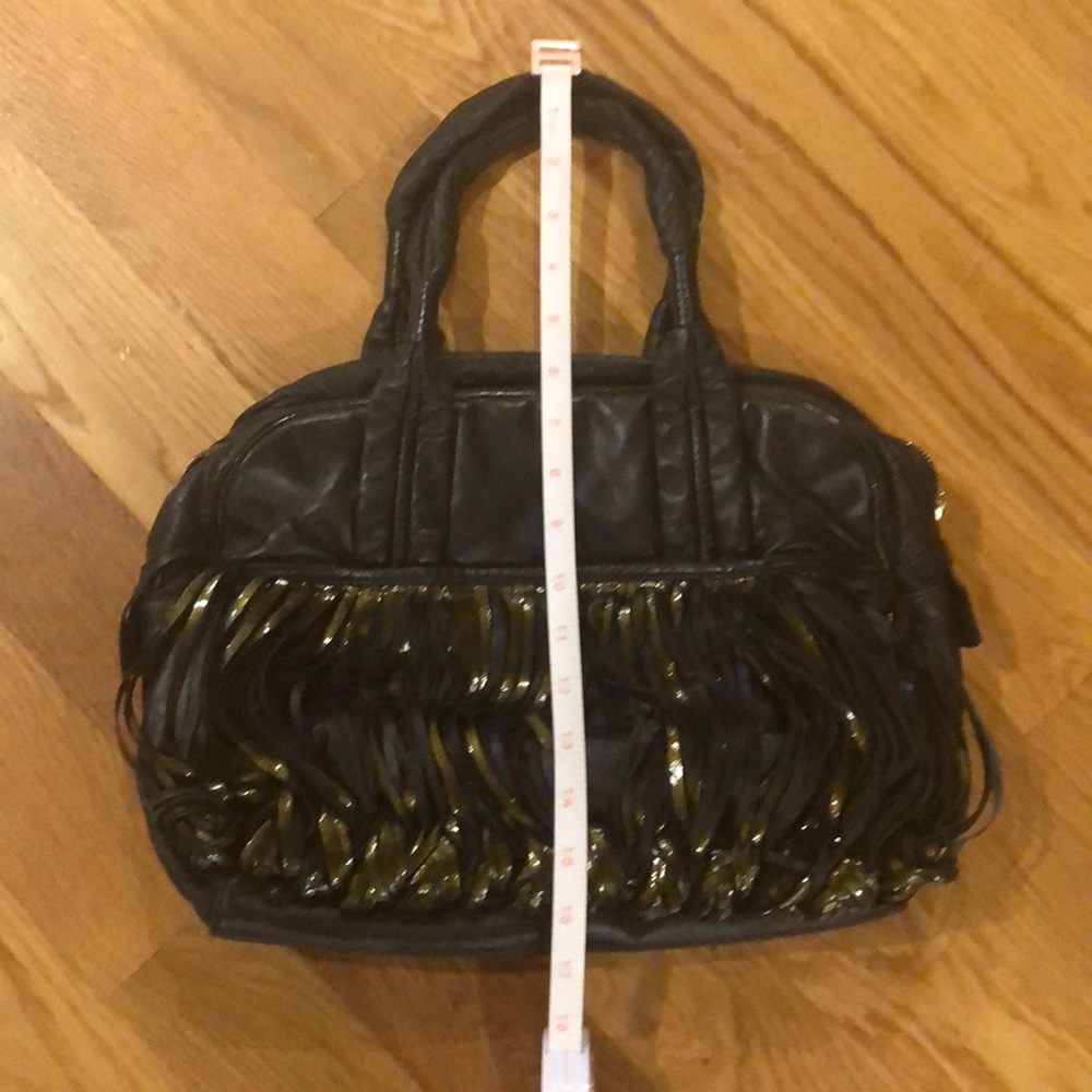Katherine Kwei Signature Loop Leather Handbag - Picture 10 of 14